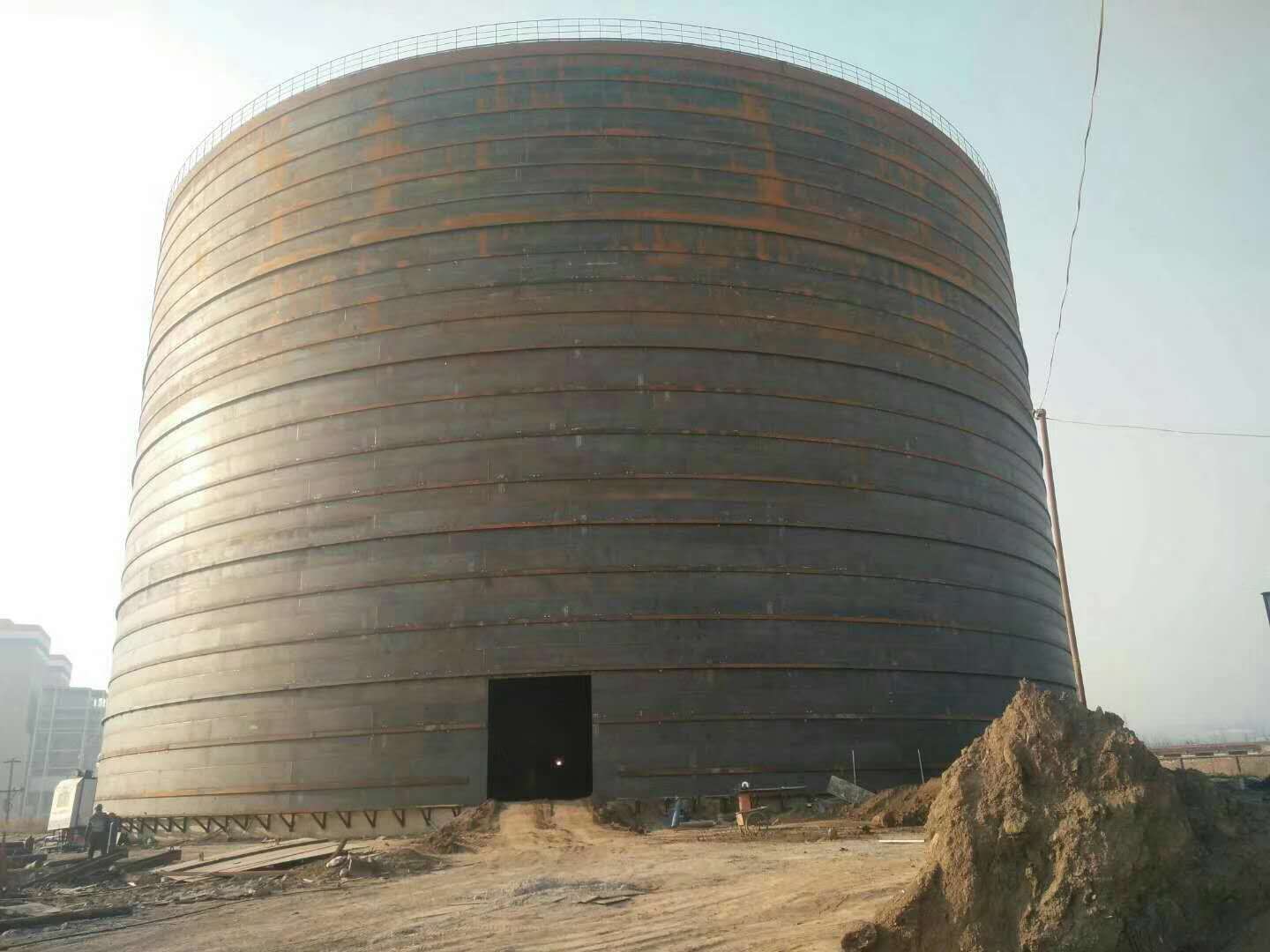 新田承建大型钢板库的好处及原理