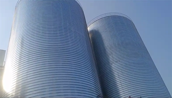 新田2座混凝土高架卷板仓